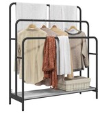 VidaXL Kledingrek Grijs sonoma 90 x 30 x 100,5 cm Bewerkt hout