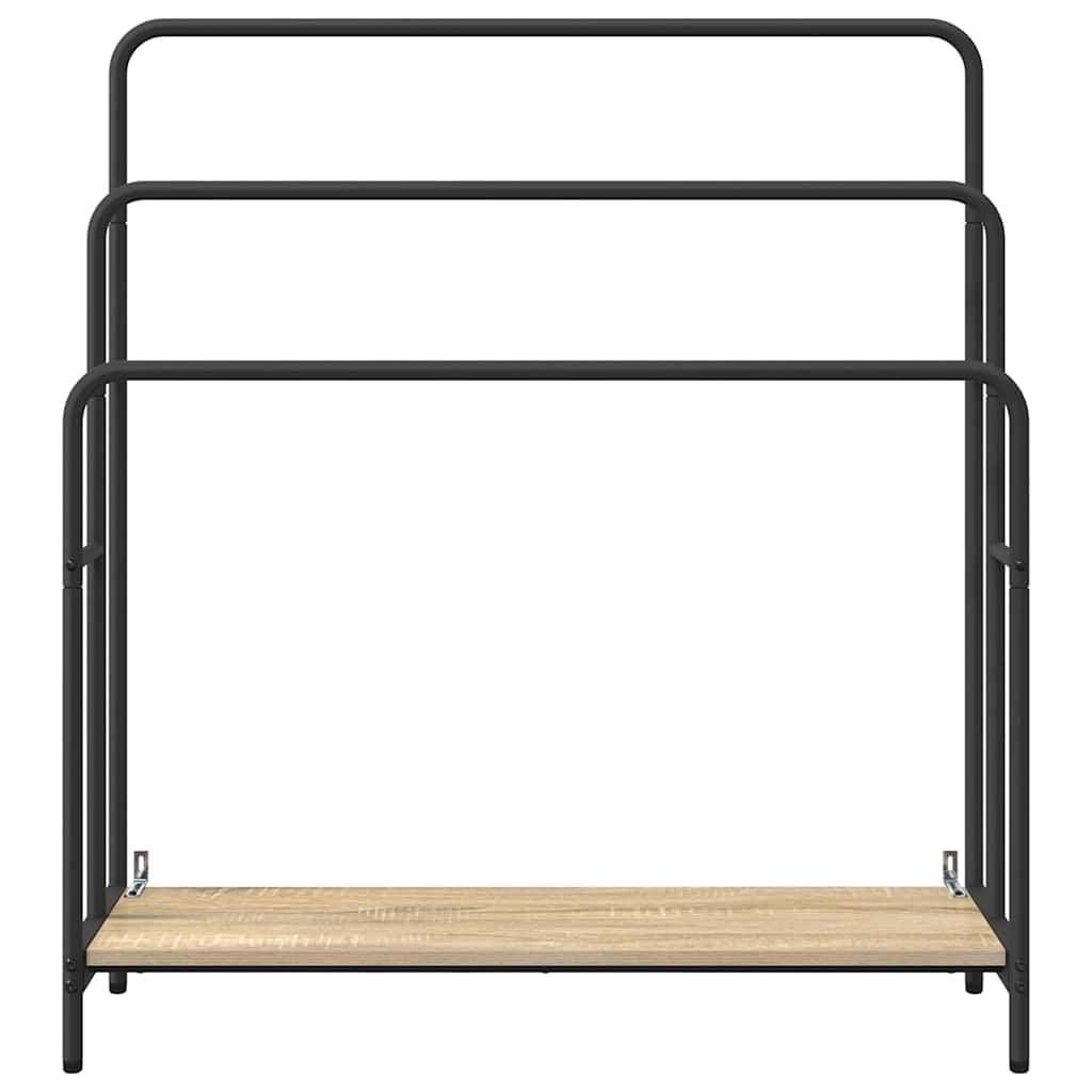 VidaXL Kledingrek Sonoma eiken 90 x 30 x 100,5 cm Bewerkt hout