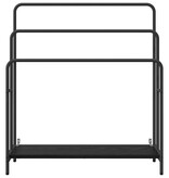 VidaXL Kledingrek Zwart eiken 90 x 30 x 100,5 cm Bewerkt hout