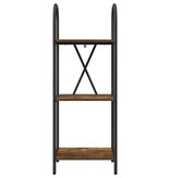 VidaXL Boekenkast Gerookt eiken 40 x 30 x 109 cm Bewerkt hout