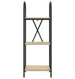 VidaXL Boekenkast Sonoma eiken 40 x 30 x 109 cm Bewerkt hout