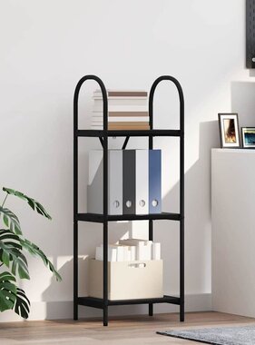 VidaXL Boekenkast Zwart eiken 40 x 30 x 109 cm Bewerkt hout
