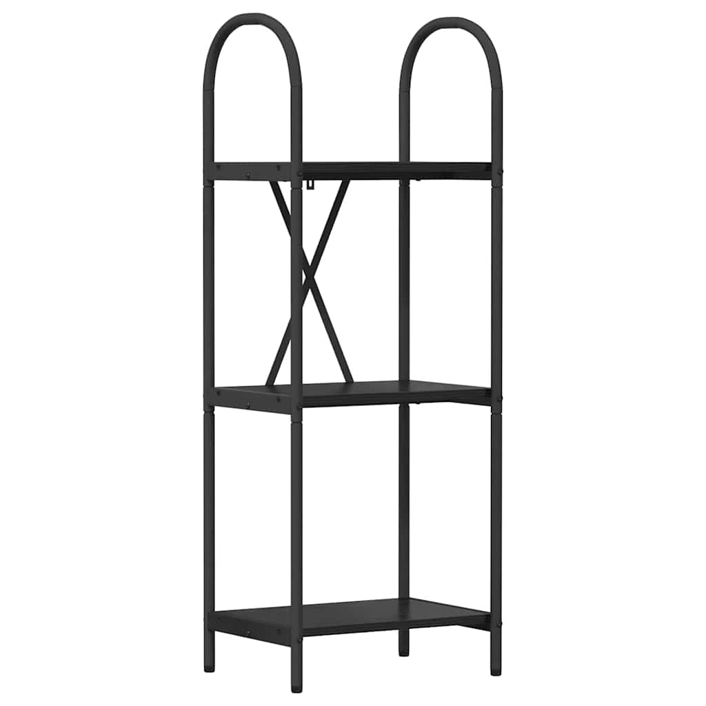 VidaXL Boekenkast Zwart eiken 40 x 30 x 109 cm Bewerkt hout