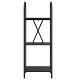 VidaXL Boekenkast Zwart eiken 40 x 30 x 109 cm Bewerkt hout