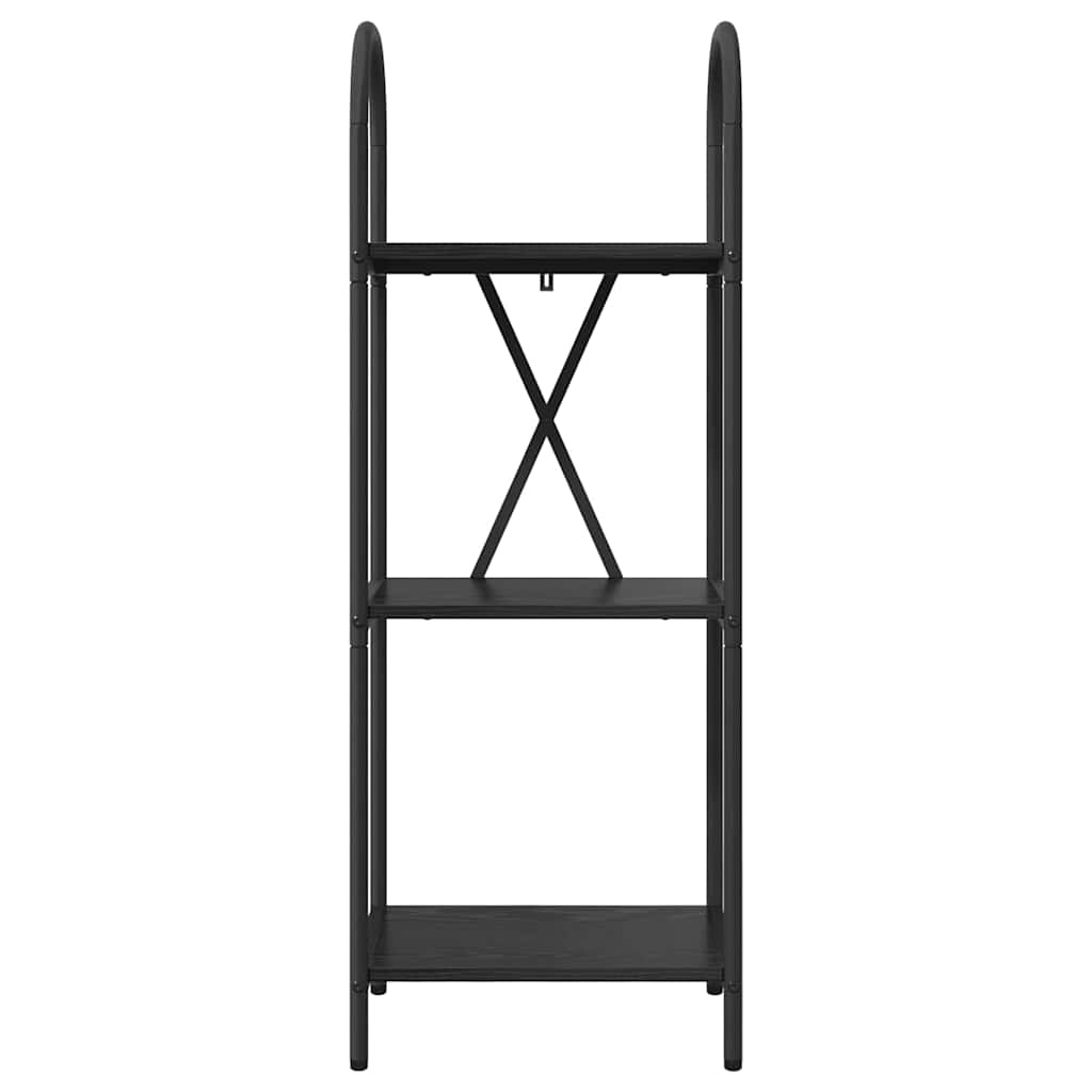 VidaXL Boekenkast Zwart eiken 40 x 30 x 109 cm Bewerkt hout