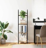 VidaXL Boekenkast artisanaal eikenkleurig 40 x 30 x 146 cm