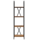 VidaXL Boekenkast Oud hout 40 x 30 x 146 cm Bewerkt hout