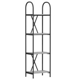 VidaXL Boekenkast Grijs sonoma 40 x 30 x 146 cm Bewerkt hout