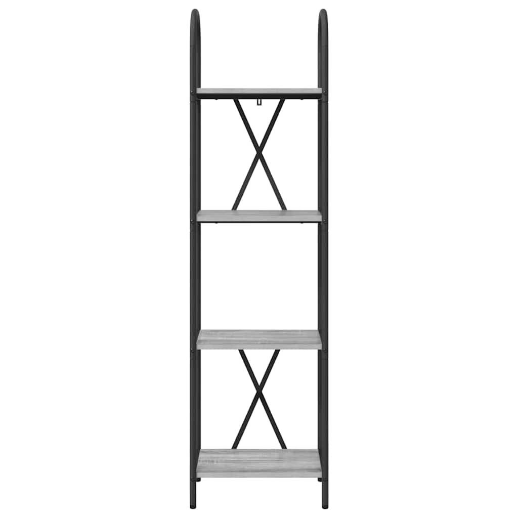 VidaXL Boekenkast Grijs sonoma 40 x 30 x 146 cm Bewerkt hout
