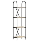 VidaXL Boekenkast Sonoma eiken 40 x 30 x 146 cm Bewerkt hout