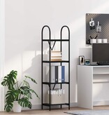 VidaXL Boekenkast Zwart eiken 40 x 30 x 146 cm Bewerkt hout