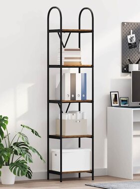 VidaXL Boekenkast Oud hout 40 x 30 x 183 cm Bewerkt hout