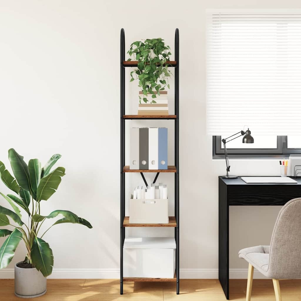 VidaXL Boekenkast Oud hout 40 x 30 x 183 cm Bewerkt hout