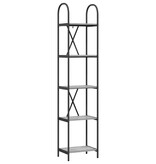 VidaXL Boekenkast Grijs sonoma 40 x 30 x 183 cm Bewerkt hout