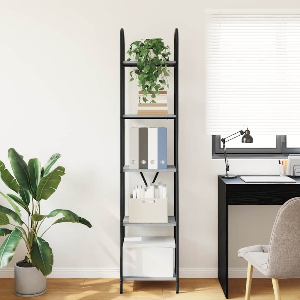 VidaXL Boekenkast Grijs sonoma 40 x 30 x 183 cm Bewerkt hout