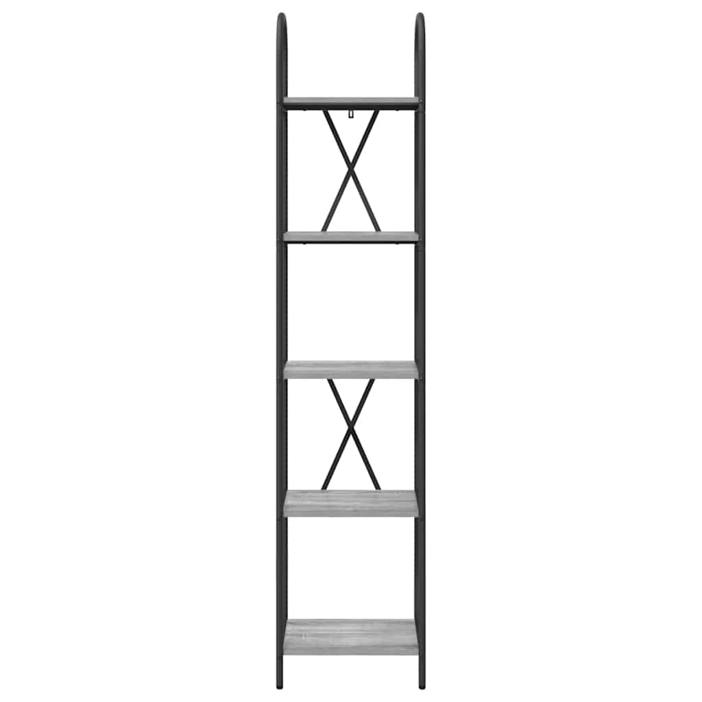VidaXL Boekenkast Grijs sonoma 40 x 30 x 183 cm Bewerkt hout
