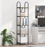 VidaXL Boekenkast Sonoma eiken 40 x 30 x 183 cm Bewerkt hout