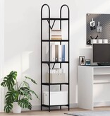 VidaXL Boekenkast Zwart eiken 40 x 30 x 183 cm Bewerkt hout