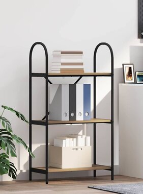 VidaXL Boekenkast artisanaal eikenkleurig 60 x 30 x 109 cm