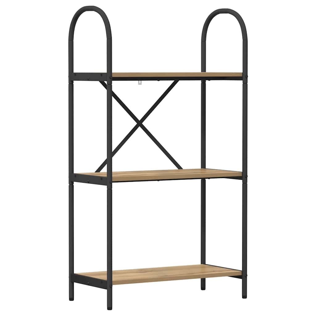 VidaXL Boekenkast artisanaal eikenkleurig 60 x 30 x 109 cm