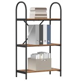 VidaXL Boekenkast Oud hout 60 x 30 x 109 cm Bewerkt hout