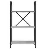 VidaXL Boekenkast Grijs sonoma 60 x 30 x 109 cm Bewerkt hout