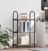 VidaXL Boekenkast Sonoma eiken 60 x 30 x 109 cm Bewerkt hout