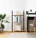 VidaXL Boekenkast Sonoma eiken 60 x 30 x 109 cm Bewerkt hout