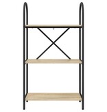 VidaXL Boekenkast Sonoma eiken 60 x 30 x 109 cm Bewerkt hout