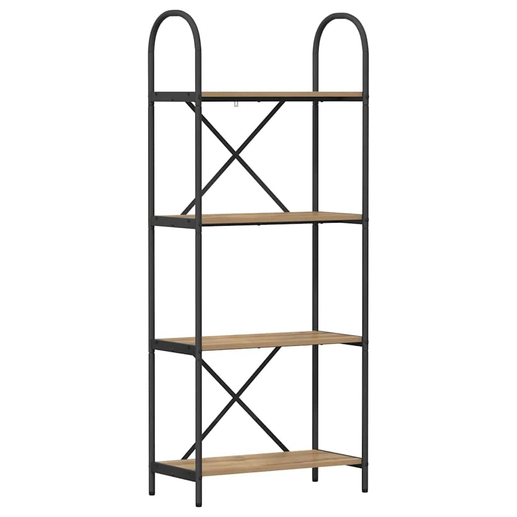 VidaXL Boekenkast artisanaal eikenkleurig 60 x 30 x 146 cm