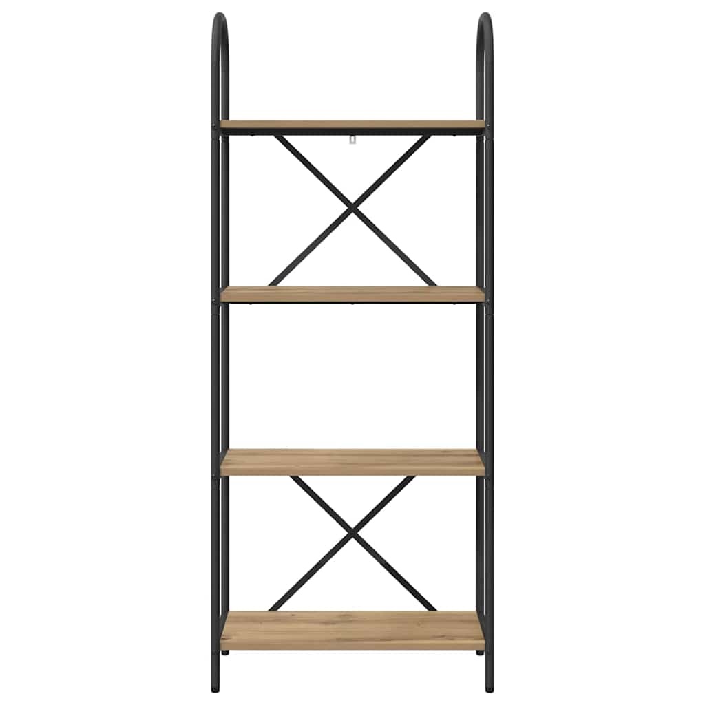 VidaXL Boekenkast artisanaal eikenkleurig 60 x 30 x 146 cm