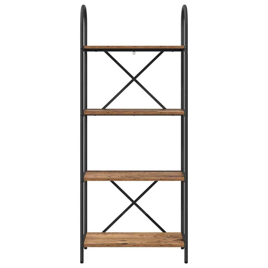 VidaXL Boekenkast Oud hout 60 x 30 x 146 cm Bewerkt hout