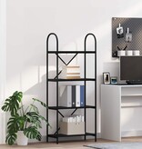 VidaXL Boekenkast Zwart eiken 60 x 30 x 146 cm Bewerkt hout