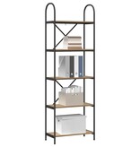 VidaXL Boekenkast artisanaal eikenkleurig 60 x 30 x 183 cm