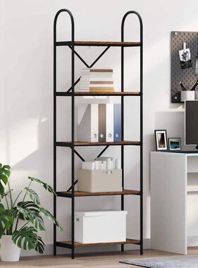 VidaXL Boekenkast Oud hout 60 x 30 x 183 cm Bewerkt hout