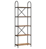 VidaXL Boekenkast Oud hout 60 x 30 x 183 cm Bewerkt hout