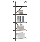 VidaXL Boekenkast Grijs sonoma 60 x 30 x 183 cm Bewerkt hout