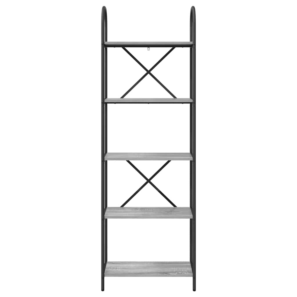 VidaXL Boekenkast Grijs sonoma 60 x 30 x 183 cm Bewerkt hout