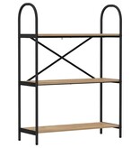 VidaXL Boekenkast artisanaal eikenkleurig 80 x 30 x 109 cm