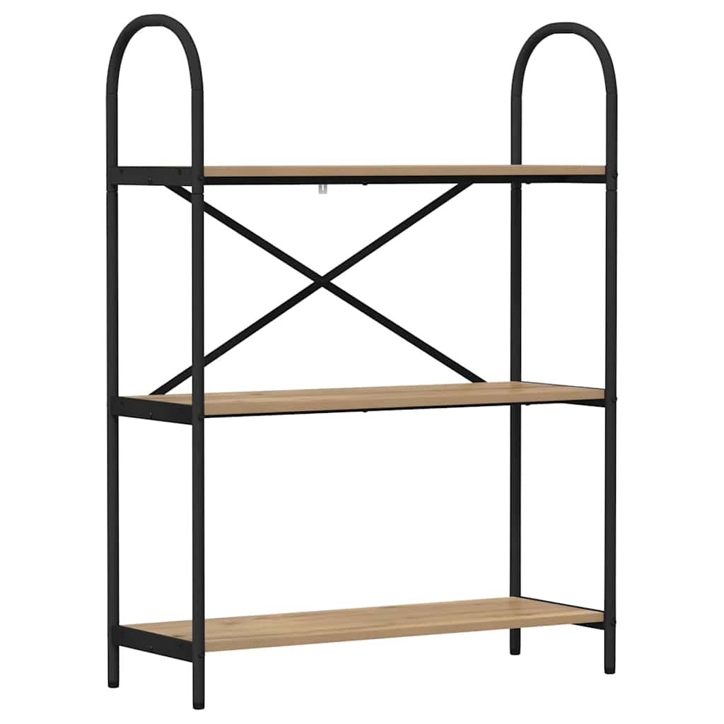 VidaXL Boekenkast artisanaal eikenkleurig 80 x 30 x 109 cm