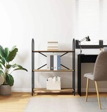 VidaXL Boekenkast artisanaal eikenkleurig 80 x 30 x 109 cm