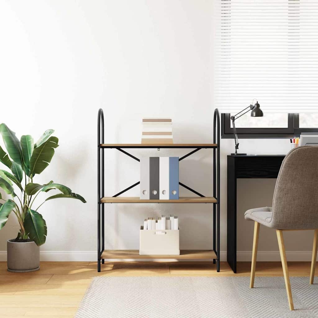 VidaXL Boekenkast artisanaal eikenkleurig 80 x 30 x 109 cm