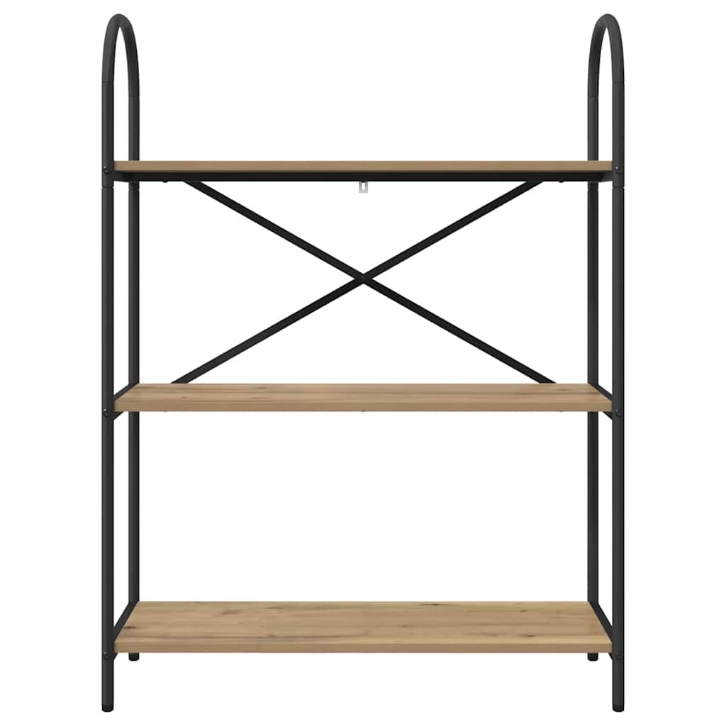 VidaXL Boekenkast artisanaal eikenkleurig 80 x 30 x 109 cm