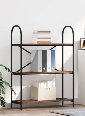 VidaXL Boekenkast Oud hout 80 x 30 x 109 cm Bewerkt hout