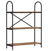 VidaXL Boekenkast Oud hout 80 x 30 x 109 cm Bewerkt hout