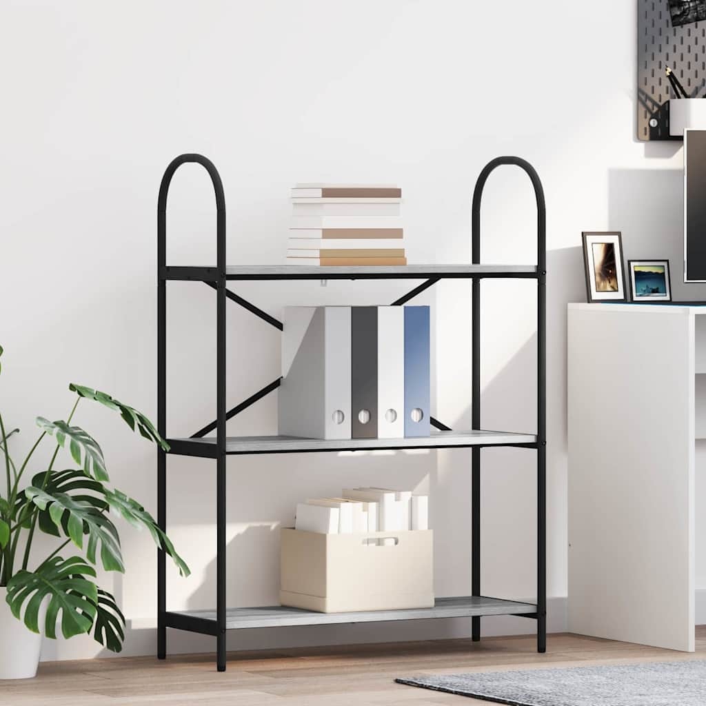 VidaXL Boekenkast Grijs sonoma 80 x 30 x 109 cm Bewerkt hout