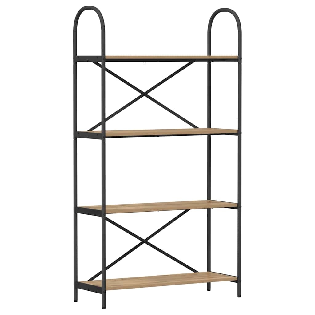 VidaXL Boekenkast artisanaal eikenkleurig 80 x 30 x 146 cm