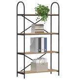 VidaXL Boekenkast artisanaal eikenkleurig 80 x 30 x 146 cm