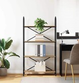 VidaXL Boekenkast artisanaal eikenkleurig 80 x 30 x 146 cm