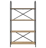 VidaXL Boekenkast artisanaal eikenkleurig 80 x 30 x 146 cm